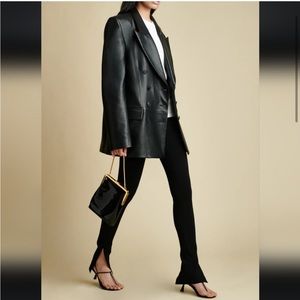 Rag and bone lamb skin leather jacket